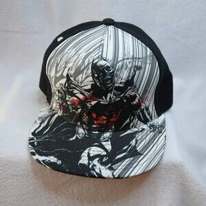 DC Comics Batman Unisex Adult Black/White Snapback Hats One Size